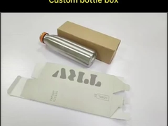 Caja cosmética de papel recubierto para envases sostenibles y respetuosos con el medio ambiente