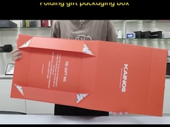 Caja de cartón rígida plegable plegable de lujo Caja de papel magnético para embalaje de regalos