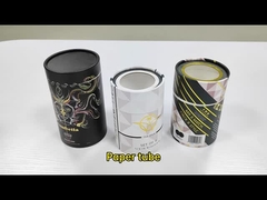 Logotipo personalizado Caja de cilindro de cartón cilindro redondo para cosméticos