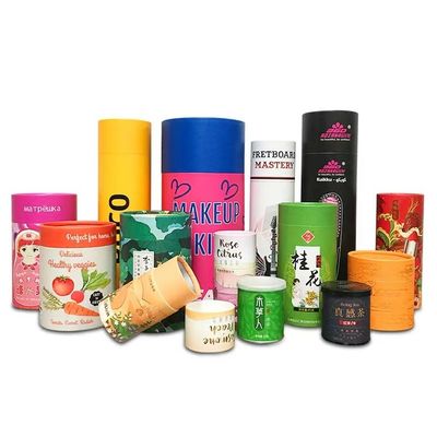 10 ml 30 ml 50 ml Caja de embalaje de tubos cilindro redondo para velas Cosméticos