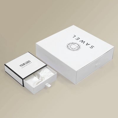 Cajas de regalo de cartón rígido con cajón corredizo para envases cosméticos
