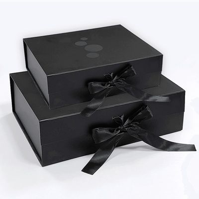 157g de papel de arte caja de embalaje magnético de cartón de 2 mm cajas de regalo magnético con cinta
