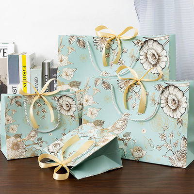 Bolsa de papel personalizada al por mayor, ecológica, para compras, embalaje, bolsa de regalo, bolsa de papel impresa con su propio logotipo