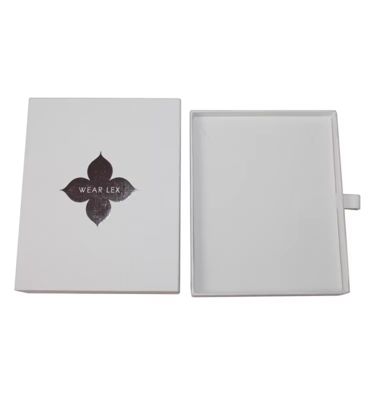 Caja de joyas con logotipo personalizado para anillos, pendientes, pulseras, collares, embalajes de cartón rígido, caja de cartón para botellas