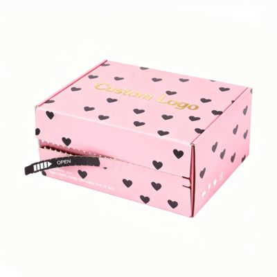 Cajas de papel corrugado personalizadas de lujo, cajas de regalo de cartón, correo, embalaje, contenedor de envío para embalaje de ropa
