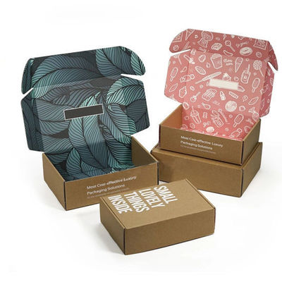 Caja de correo de papel cosmético de cartón corrugado ecológico para el envío