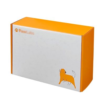 Collar de cartón ondulado y correa Caja de paquete Pedido personalizado aceptado para mascota de perro gato