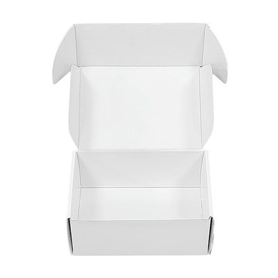 Ropa de mascotas personalizada Caja de embalaje de arneses para perros Caja plegable de envío de correo blanco Caja corrugada