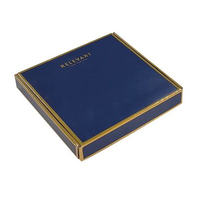 Superficie mate acabado Logotipo personalizado Impreso Embalaje plano Corrugado Corte a presión Caja Kraft plegable