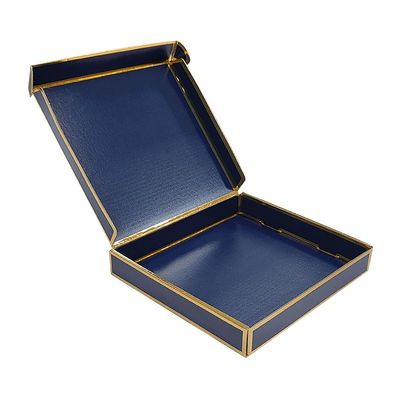 Superficie mate acabado Logotipo personalizado Impreso Embalaje plano Corrugado Corte a presión Caja Kraft plegable