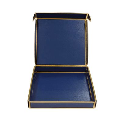Superficie mate acabado Logotipo personalizado Impreso Embalaje plano Corrugado Corte a presión Caja Kraft plegable