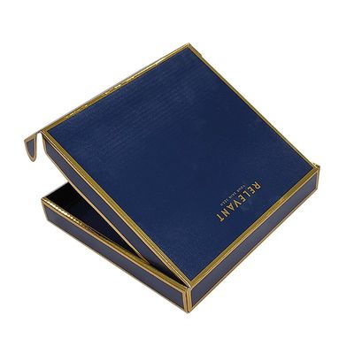 Superficie mate acabado Logotipo personalizado Impreso Embalaje plano Corrugado Corte a presión Caja Kraft plegable