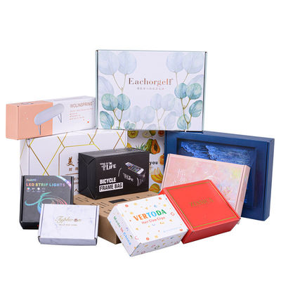 Superficie mate acabado personalizado caja de correo de flauta corrugada para envío y embalaje