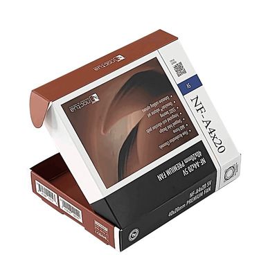Colorido logotipo impreso a medida de envío caja de regalo de papel para el embalaje de cosméticos 300g flauta CCNB