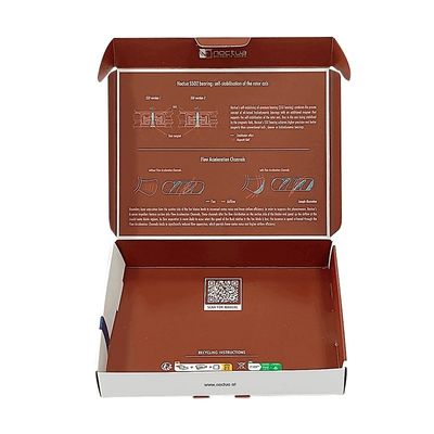 Colorido logotipo impreso a medida de envío caja de regalo de papel para el embalaje de cosméticos 300g flauta CCNB