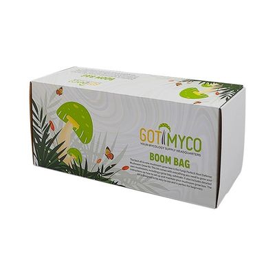 Caja de embalaje de cartón corrugado reciclable, caja de envío de correos para cosméticos