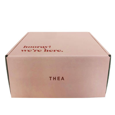 300 g de flauta CCNB Impreso personalizado Doble Kraft Mailer Box para el envío de productos para el hogar