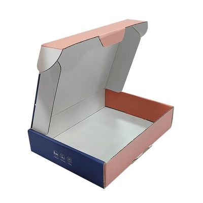 Cajas de embalaje de cartón plegable personalizadas Cajas de correo corrugadas Kraft