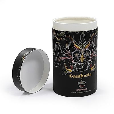 Logotipo personalizado Caja de cilindro de cartón cilindro redondo para cosméticos