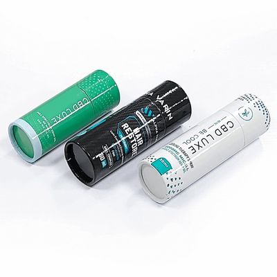 Cajas de tubos de papel reciclado para el envío de correo Embalaje Cajas de velas redondas personalizadas