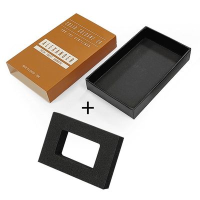 Cajas de cartón rígidas de estilo cajón de papel duro caja de embalaje de manga