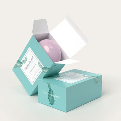 CMYK Diseño Ambiental Personalizado Impreso Cartón Plegable de Venta Minorista Caja de jabón hecha a mano