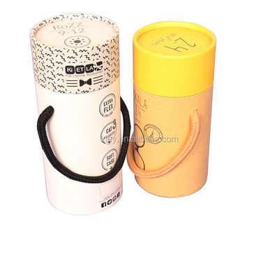 10 ml 30 ml 50 ml Caja de embalaje de tubos cilindro redondo para velas Cosméticos