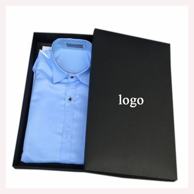 Capa de ropa personalizada y caja base 2 cajas de cartón rígido de piezas con tapas