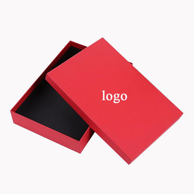 Capa de ropa personalizada y caja base 2 cajas de cartón rígido de piezas con tapas