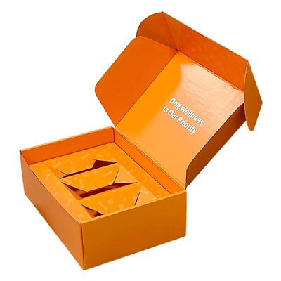 Impresión a color personalizada caja de correo de avión duro para embalaje de ropa seguro y protegido