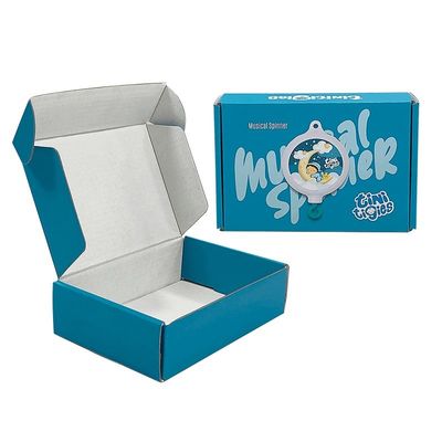 Caja de cartón corrugado CMYK personalizada para envío de ropa grande y embalaje personalizado