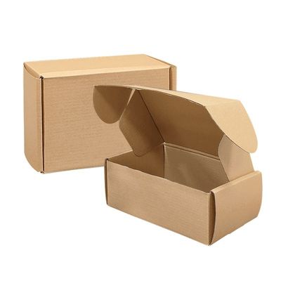 Embalaje de cajas de correo de papel kraft personalizado Cajas de correo de cartón corrugado reciclable