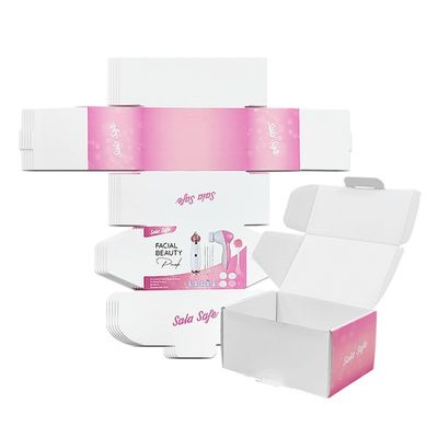 Papel rígido de arte corrugado Cajas de envío reciclables Logotipo personalizado aceptable