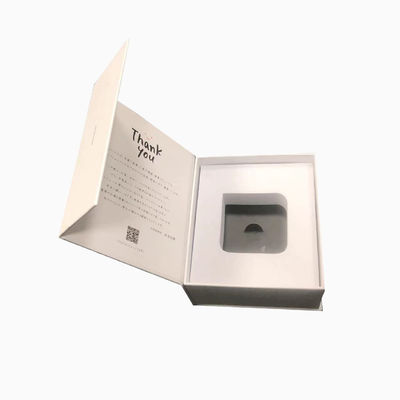 Cajas de embalaje magnético de forma de libro de papel caja de embalaje electrónico