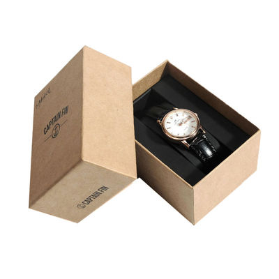 Relojes de lujo impresos a medida Embalaje Papel Cajas rígidas de regalo Embalaje con base