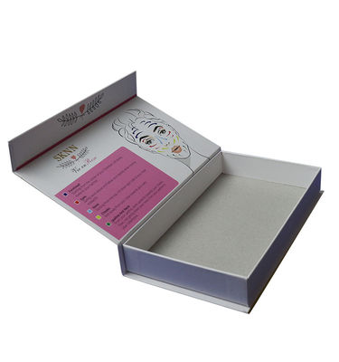 Cajas rígidas de lujo para el cuidado facial masajeador crema de protección solar caja de papel cosmético cajas de embalaje magnético