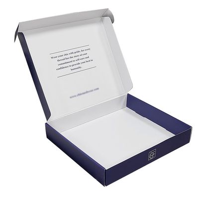 Embalaje de caja de correo de papel reutilizable para suéter blusa camisa y pantalones