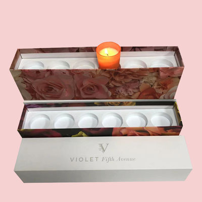 Jarrón de vela personalizado con tapa y caja de regalo Cajas de embalaje en impresión CMYK/PANTONE