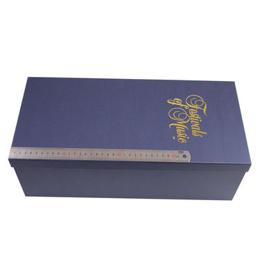 Cajas de regalo de cartón grueso a medida para embalajes de almacenamiento de bebidas para botellas de vino