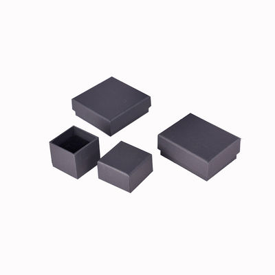 Embalaje de regalo reciclado ecológico Papel Kraft negro marrón Cajas de joyería