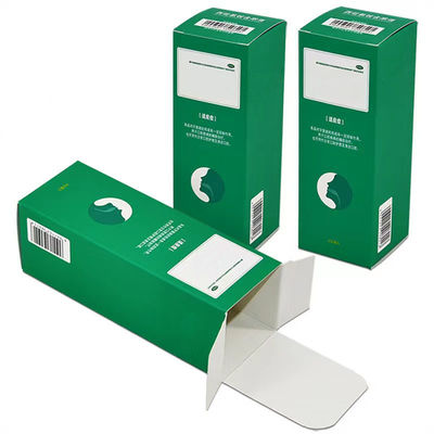 Cajas de cerradura automática de extremo recto impresas a medida 350gm 400gm 500gm Caja de papel recubierto de arte