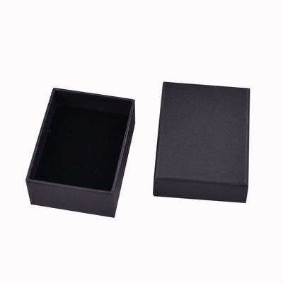 Embalaje de regalo reciclado ecológico Papel Kraft negro marrón Cajas de joyería
