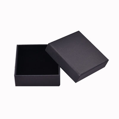Embalaje de regalo reciclado ecológico Papel Kraft negro marrón Cajas de joyería