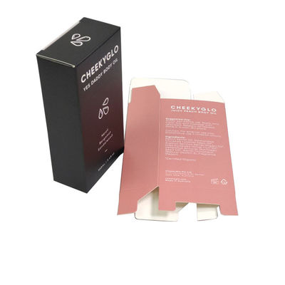 Cajas de cerradura automática de extremo recto impresas a medida 350gm 400gm 500gm Caja de papel recubierto de arte