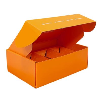 Cajas de correo de papel rígido reciclable Embalaje Cajas de envío cosméticas personalizadas