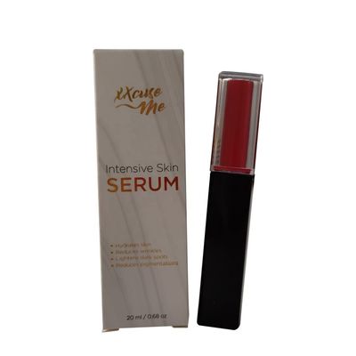 Display de venta al por menor Estampado en caliente Lápiz labial Caja de embalaje de papel cosmético con diseño colorido