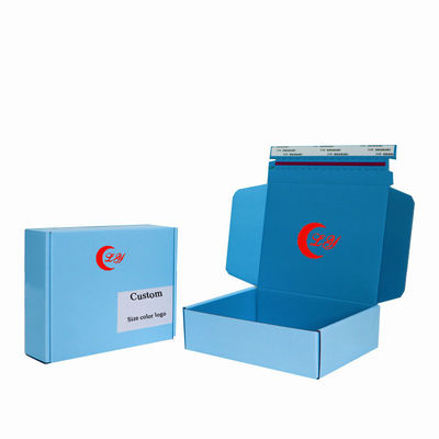 CMYK Color Offest Impresión E Comercio Embalaje Caja Logotipo personalizado y tamaño