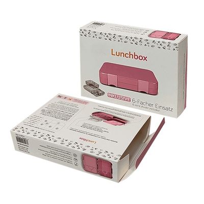 Papel de arte cartón corrugado plegable de papel Bento calentado