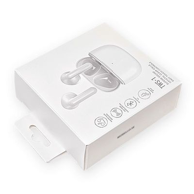 Impresión de logotipo personalizado Caja de papel diseño de tuck directo inverso para auriculares