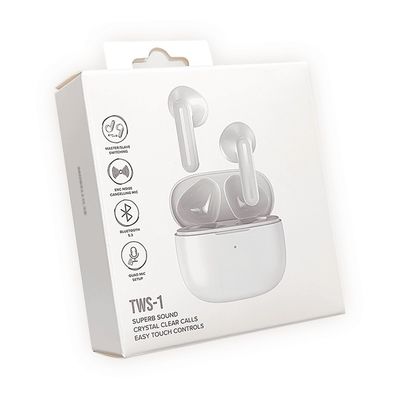 Impresión de logotipo personalizado Caja de papel diseño de tuck directo inverso para auriculares